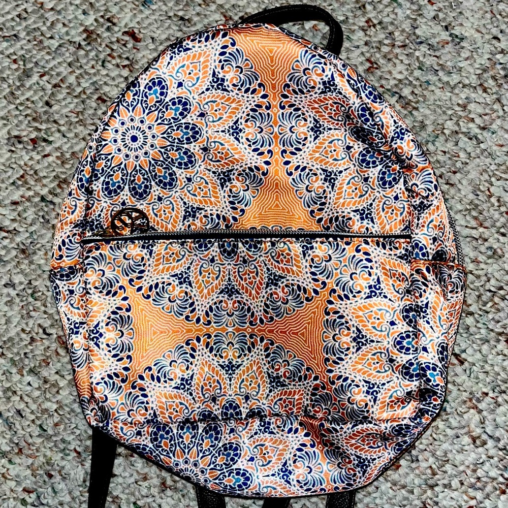 Small silk backpack bag